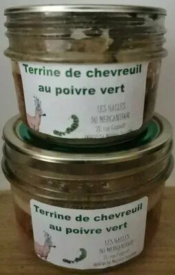 Terrine de chevreuil au poivre vert - 200g