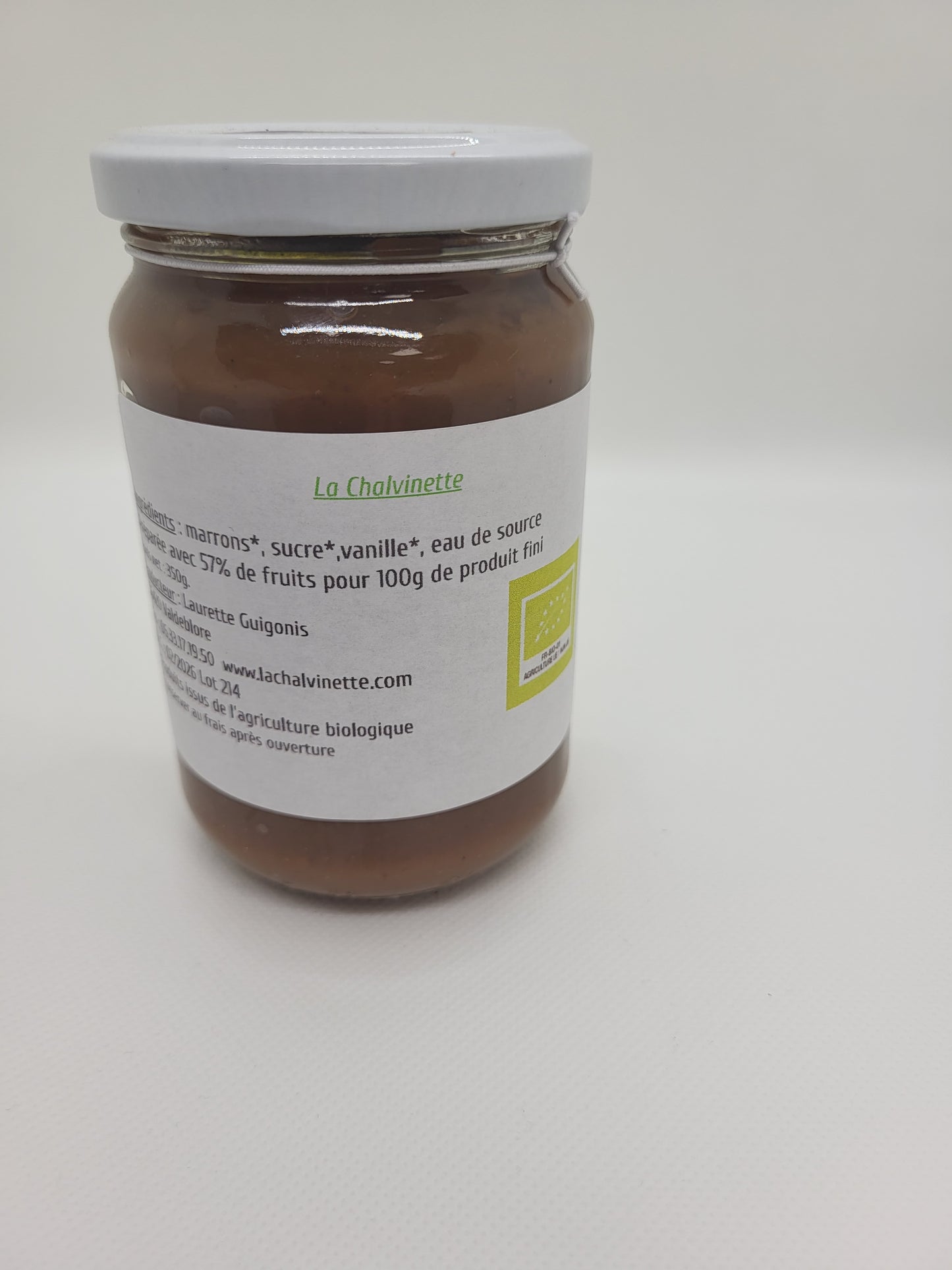 Crême de Marron Artisanale Vanille